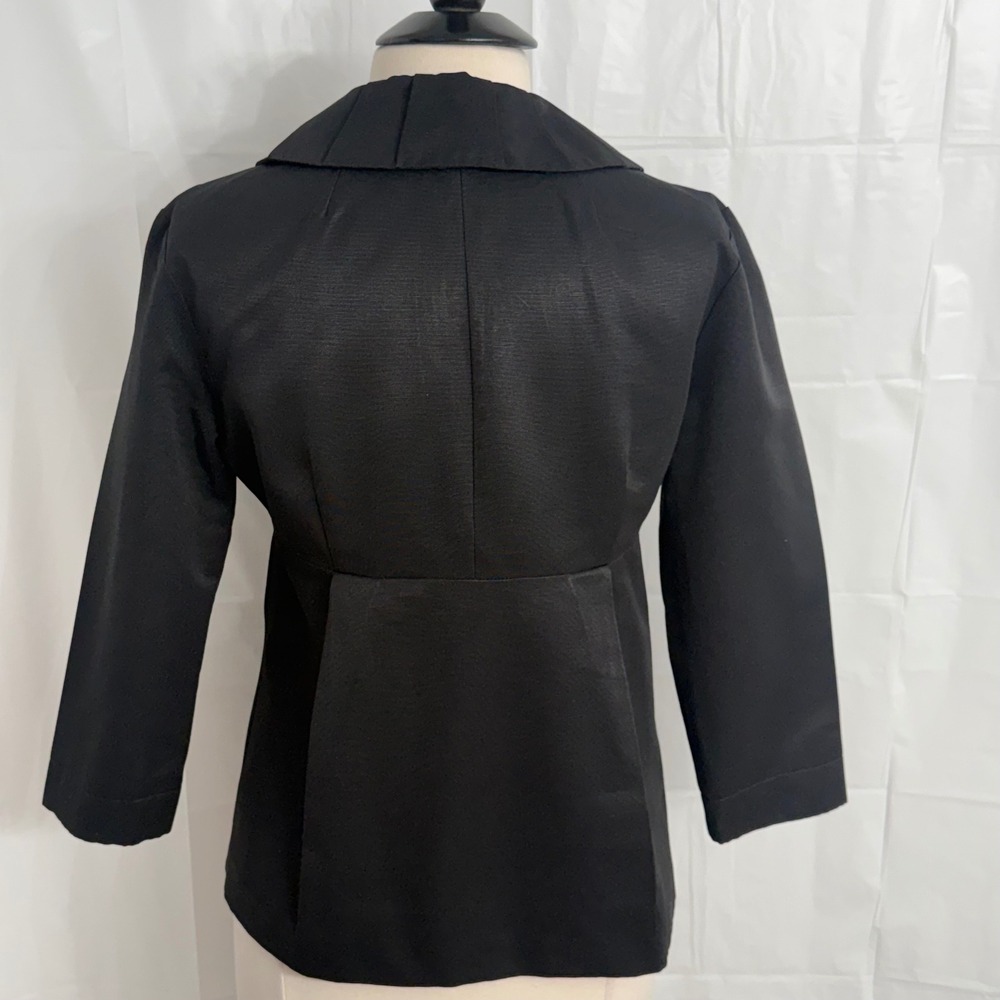 Mossimo 3/4 Sleeve Double Breasted Pleated Collar Blazer - Picture 8 of 9